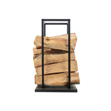 Etagère blocs de bois métal 33x33xH58 cm carré - Armoires-racks