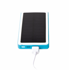 Chargeur avec banque solaire sans fil noir - Cadeaux pour lui