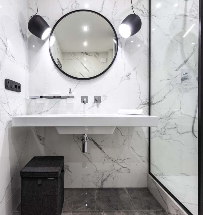 Spiegelverlichting badkamer