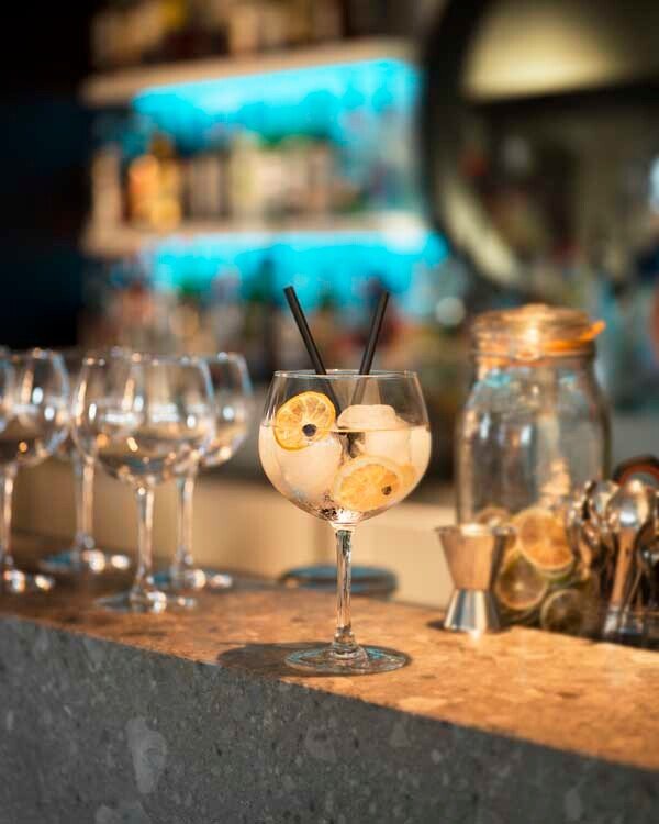 Cocktailglas voor gin tonic