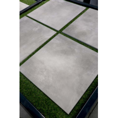 Dalle de terrasse Beton basic grey rt 60 x 60 x 2 - Dalles de terrasse céramiques