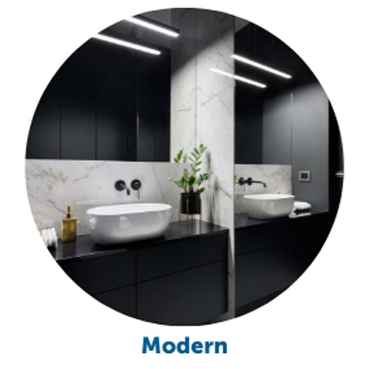 Moderne badkamer stijl